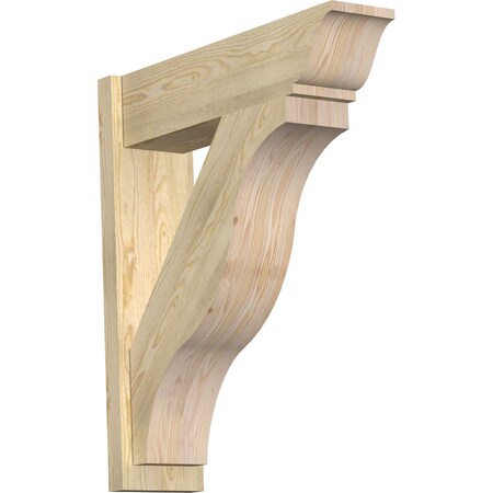 Ekena Millwork Funston Rough Sawn Traditional Outlooker, Douglas Fir, 8"W x 30"D x 34"H OUT08X30X34FST01RDF